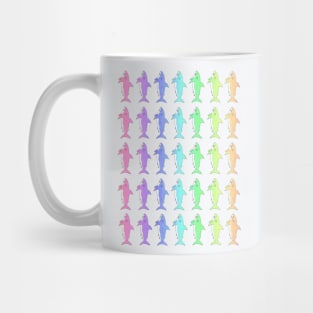 COLORFUL Shark Pattern Mug